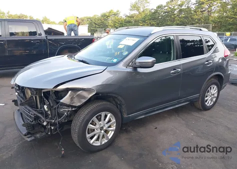 2017 Nissan Rogue Sv z USA, uszkodzony, nr VIN KNMAT2MV7HP601907